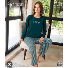 Pijamoni Çizgili Pijama Takımı