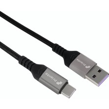 Priente PD40CA 40W Örgülü Type-C To Usb-A Hızlı Data/şarj Kablosu 1.5 Metre (Priente Türkiye Garantili)