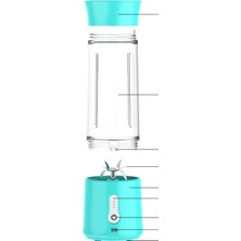 Yunxitrade Taşınabilir Çok Fonksiyonlu Meyve Suyu Sıkacağı Elektrikli Gıda Makinesi Şarj Edilebilir Meyve Sıkacağı (Yurt Dışından)