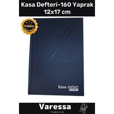 Güncel Versiyon Çok Şık Sert Kapak Kasa Defteri 160 Yaprak 12X17