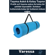 Varessa Premium  Konforlu Taşıma Askılı Çift Taraflı Zemin Çadır Uyku Kamp Matı Yer Minderi 6,5mm