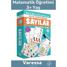 Özel Eğitici Set Serisi Zeka Geliştirici 4 Işlem Eğlence Matematik Sayılar Yaz Sil Aktivite Kartları