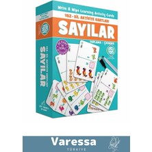 Özel Eğitici Set Serisi Zeka Geliştirici 4 Işlem Eğlence Matematik Sayılar Yaz Sil Aktivite Kartları