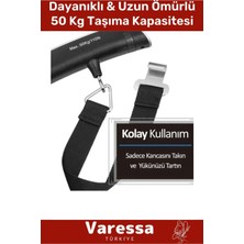 Deluxe LCD Ekran Dijital Seyahat Bavul Ağırlık Çok Amaçlı Taşınabilir Uçak Bagaj Tartısı Max 50 kg