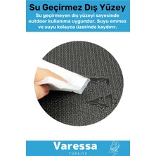 Varessa Premium  Konforlu Taşıma Askılı Çift Taraflı Zemin Çadır Uyku Kamp Matı Yer Minderi 16MM