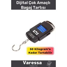 Premium Seri Seyahat Bavul Ağırlık Tartı Dijital Çok Amaçlı Taşınabilir LCD Bagaj Tartısı Max 50 kg