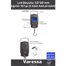 Premium Seri Seyahat Bavul Ağırlık Tartı Dijital Çok Amaçlı Taşınabilir LCD Bagaj Tartısı Max 50 kg