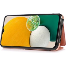 Samsung Galaxy A25 5g Cep Telefon Kılıf Kart Tutucu Deri+Tpu Crossbody Cover (Yurt Dışından)