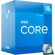 Intel Core i5 12400 Soket 1700 18M Cache 4.40 GHz Box Kutulu 12.Nesil İşlemci