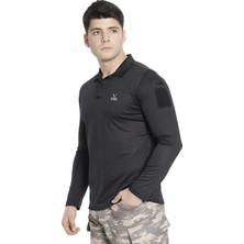 Ayz Vogel Tactical Polo Yaka Uzun Kollu Taktik/outdoor Tişört