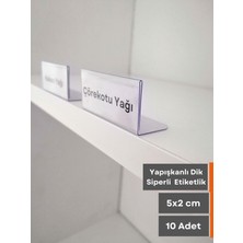 10 Adet Pvc Şeffaf Etiketlik Isimlik Yapışkanlı Cep L Etiketlik Dik Açılı Raf Etiketliği Plastik Ürün Etiket Cebi Pvc Kart Koruyucu Cep