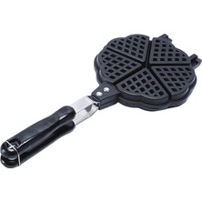 6 "waffle Makinesi Tava Tencere Parti Yemek Makinesi Aperatifler Kahvaltı Için Üst (Yurt Dışından)