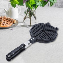 6 "waffle Makinesi Tava Tencere Parti Yemek Makinesi Aperatifler Kahvaltı Için Üst (Yurt Dışından)