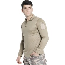 Akn Ayz Vogel Tactical Polo Yaka Uzun Kollu Taktik/outdoor Tişört