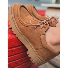 Bags Shoes Nish N24161 Hakiki Nubuk Deri Günlük Ayakkabı