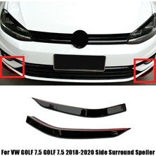 Praise6 Golf 7.5 Mk 7.5 2018-2020 Için Araba Ön Ön Tampon Kürek Yan Surround Spoiler (Yurt Dışından)