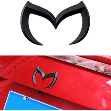 Praise6 Kırmızı Evil M Logo Amblem Rozet Çıkartması Mazda Tüm Model Araba Gövde Arka Bagaj Çıkartma Tabela Dekor Aksesuarları (Yurt Dışından)