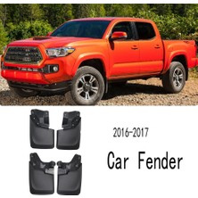 Praise6 Araba Çamurluk Çamurluklar Sıçrama Muhafızları Pikap Çamurluklar Aksesuarları Toyota Tacoma 2016-2017 Için (Yurt Dışından)