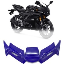 Praise6 Yamaha R15 YZF-R15 V4 2022 Kanatları Ön Pnömatik Fairing Kanat Ucu Koruyucu Kapak Aerodinamik Mavi (Yurt Dışından)