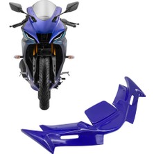 Praise6 Yamaha R15 YZF-R15 V4 2022 Kanatları Ön Pnömatik Fairing Kanat Ucu Koruyucu Kapak Aerodinamik Mavi (Yurt Dışından)