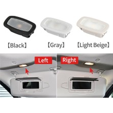 Praise6 Araba Iç Tavan Lambası Sunvisor Makyaj Lambası 00090695049051 Mercedes-Benz Için W205 W253 W213 W222 C200 E260 S300 Siyah (Yurt Dışından)