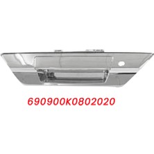 Praise6 Krom Arka Bagaj Kapağı Çerçeve Trim 69090-0K080 Toyota Hilux 2015-2022 Için Arka Kapı Kolu Çekme Düzeneği 690900K080 (Yurt Dışından)