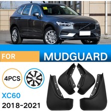 Praise6 Volvo XC60 2018-2021 Için Çamurluk Çamurluk Çamur Flaps Guard Splash Flap Çamurluk Aksesuarları (Yurt Dışından)