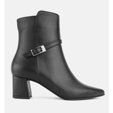 Bags Shoes Nish N24146 Hakiki Deri Kadın Topuklu Klasik Bot