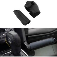 Praise6 Adet Vites Kafası Vites Topuzu Kılıf Kapak El Freni Kapağı Ford Fiesta Mk7 2009 - 2015 Ecosport 2012 - 2017, Pu Deri (Yurt Dışından)
