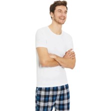 Güryıldız Underwear 3'lü Penye Erkek Bisiklet Yaka Fanila 24006