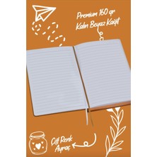 Victoria's Journals Bujo Süet Defter 96 Yaprak A5 160 Gr. Çizgili