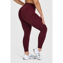 Gymhams Gh-Oa Serisi Kalçası Büzgülü Push Up Kalça Şekillendirici Seamless Scrunch Likralı Spor  Kadın Tayt