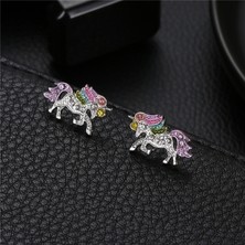 Renjie Shop C Gümüş Tarzı Kadınlar Için Gümüş Kristal Unicorn Küçük Küçük Küçük Küçük Küçük Küçük Küçük Küçük Küçük Küçük Küçük Küçük Küçük Küçük Küçük Küçük Küçük Küçük Küçük Küçük Küçük Küçük Küç (Yurt Dışından)