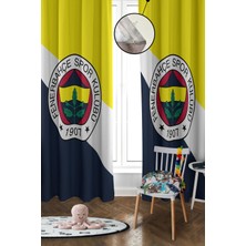 Doruklar Home Collection Dijital Baskı Yıkanabilir Modern Desenli 2 Kanat Bebek ve Çocuk Odası Fon Perdesi