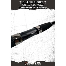 Oslo Black Fight 360 cm 100-200 gr Teleskopik Olta Kamışı