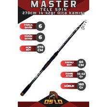 Oslo Master 270CM 14-42 gr Tele Spin Olta Kamışı