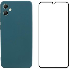 Wanlonfeng Rb2 Serisi Samsung Galaxy A05 4g Kılıf Yumuşak Tpu Telefon Kapak Ekran Koruyucu-Ordu Yeşili (Yurt Dışından)