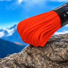 Mg Ropes Polyester Paracord İp 4 mm Turuncu Renk 30 Metre