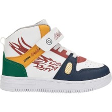 Nstil Günlük Erkek Kız Çocuk Sneaker Cırtlı Lastikli Bağcık Kaymaz Taban Bilekli Basket Spor Ayakkabı A-38