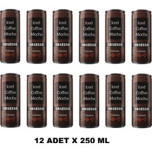 Obsesso Çikolata Soğuk Kahve 250 ml x 12 Adet