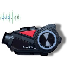 DuoLink X74 Pro İnterkom Motosiklet Kameralı 360° Modül 6 Kişi Bluetooth Kask Intercom Video Kayıt Kulaklık