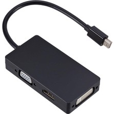 Powermaster PM-16102 Dısplay Port To Hdmı-Vga-Dvı 3ın1 Çevirici