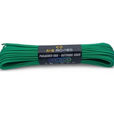 Mg Ropes Polyester Paracord Ip 4 mm Yeşil Renk 30 Metre