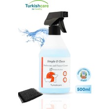 Turkishcare Banyo Ve Kireç Sökücü Temizleyici Sprey 500 Ml Ve Sünger