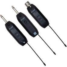 MAGICVOICE MV-19594 UHF GİTAR TİP KABLOSUZ MİKROFON ÜÇLÜ SET (MİKROFON XLRLİ)