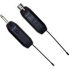 MAGICVOICE MV-19587 UHF GİTAR TİP KABLOLU MİKROFONU KABLOSUZ ÇEVİRİCİ (MİKROFON XLRLİ)