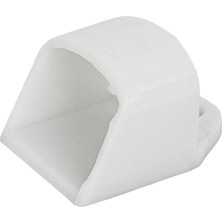 Powermaster Neon LED Beyaz Alüminyum Sonlandırma Kapağı