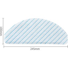Vuebul Tek Kullanımlık Güçlü Bez Deebot Ozmo T8 T8 Max Elektrikli Süpürge Parçaları Moping Pedleri Yedek Parça 300 Adet (Yurt Dışından)