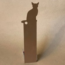 Uretti El Yapımı Bohem Tarzı Tütsü Kayığı - 5 x 25 cm / Kedi Kitap Ayracı Hediyeli