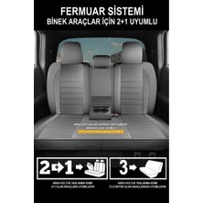 Nice Shop Seat Leon 2006-2013 Uyumlu Oto Koltuk Kılıfı Cosmo Serisi